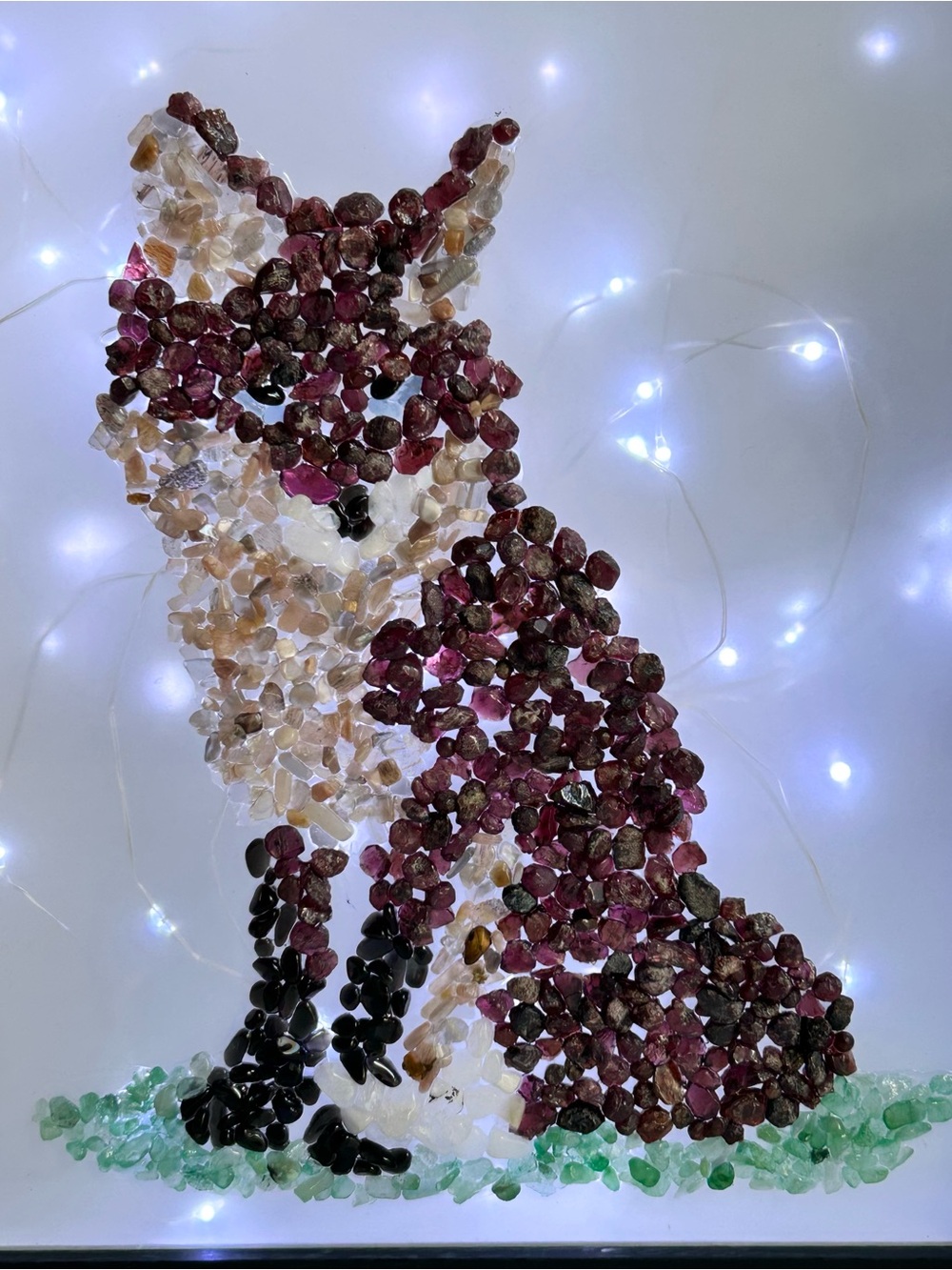 Crystal Chips Fox Light Box